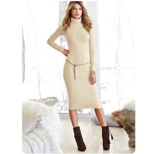 turtleneck sweater dress